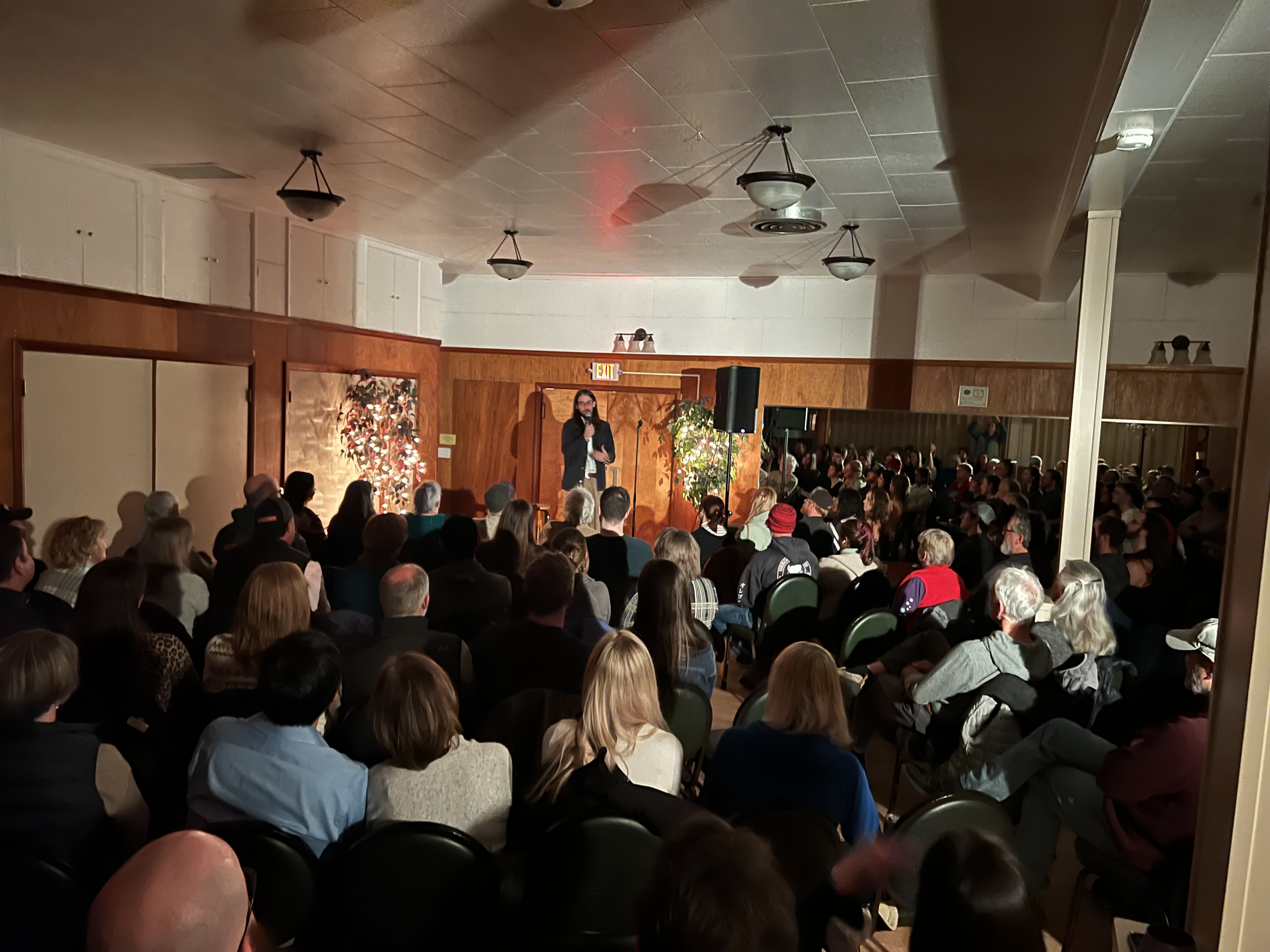 Sold-out comedy show in the North Hall