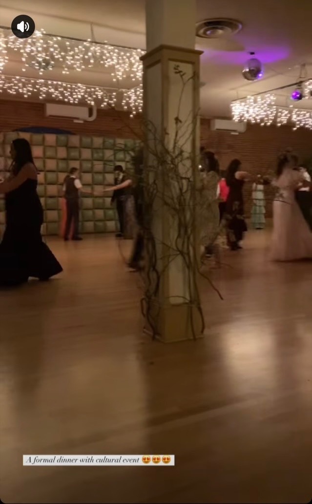 Formal dance event in the Friendship Hall